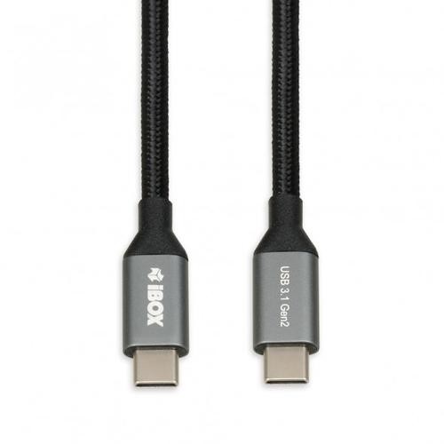 iBox IKUMTC31G2 USB cable 1 m USB 3.2 Gen 2 (3.1 Gen 2) USB C Black image 2