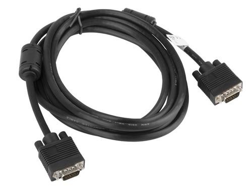 Lanberg CA-VGAC-10CC-0030-B VGA cable 3 m VGA (D-Sub) Black image 2