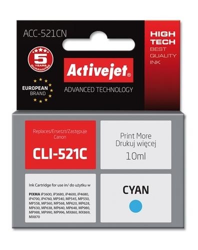 Activejet ink for Canon CLI-521C image 2
