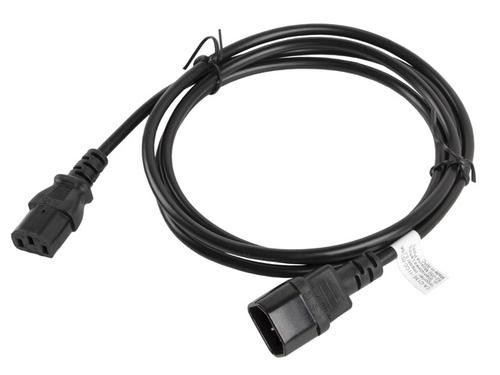 Lanberg CA-C13E-11CC-0018-BK power cable Black 1.8 m C13 coupler C14 coupler image 2