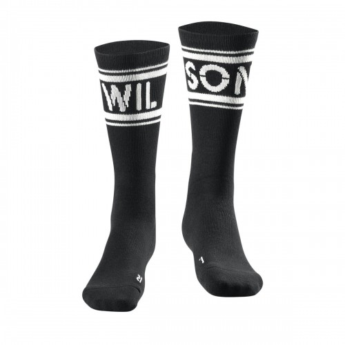 Wilson M SINCE 1914 CREW SOCK 1PR/PK BK M-L image 2