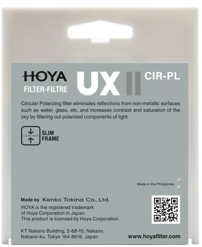 Hoya Filters Hoya filter circular polarizer UX II 40.5mm image 2