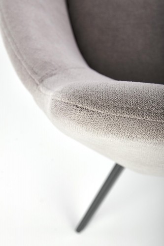 Halmar K431 chair color: light grey image 2