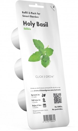 Click & Grow Smart Garden refill Holy Basil 3pcs image 2