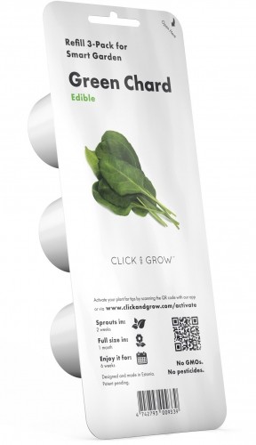 Click & Grow Smart Garden refill Green Chard 3pcs image 2