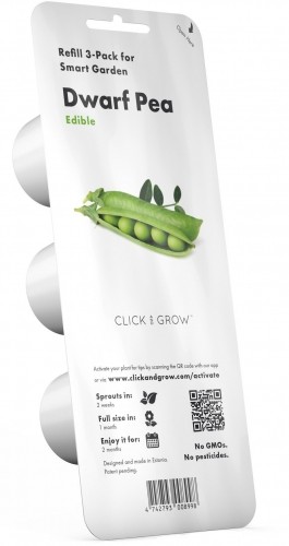 Click & Grow Smart Garden refill Dwarf Pea 3 шт image 2