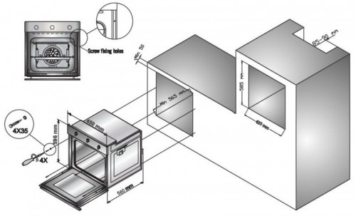 Built in oven Schlosser OE459DTX inox image 2