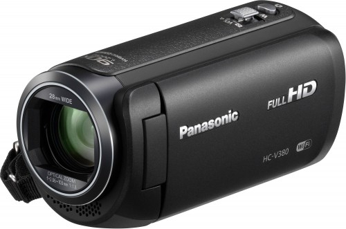 Panasonic HC-V380, melns image 2