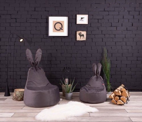 Qubo™ Baby Rabbit Cocoa POP FIT пуф (кресло-мешок) image 2