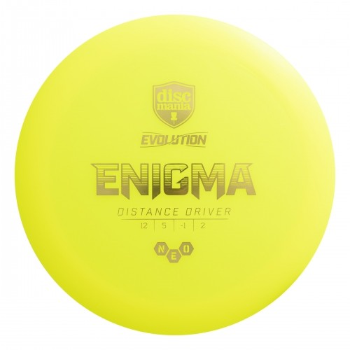 Диск для гольфа DISCMANIA Distance Driver NEO ENIGMA 12/5/-1/2  Желтый image 2