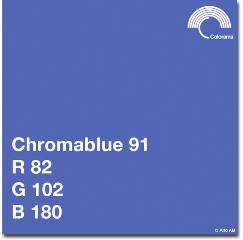 Colorama background 2,72x11m, chromablue (191) image 2