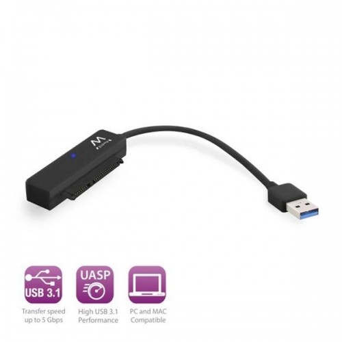 Cietā Diska Adapteris no USB uz SATA Ewent EW7017 2,5" USB 3.0 image 2