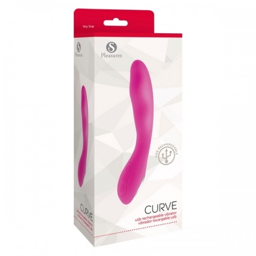 G-Spot Vibrator S Pleasures Curve Pink image 2