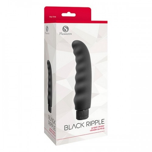 Vibrator S Pleasures Ripple Black Black image 2