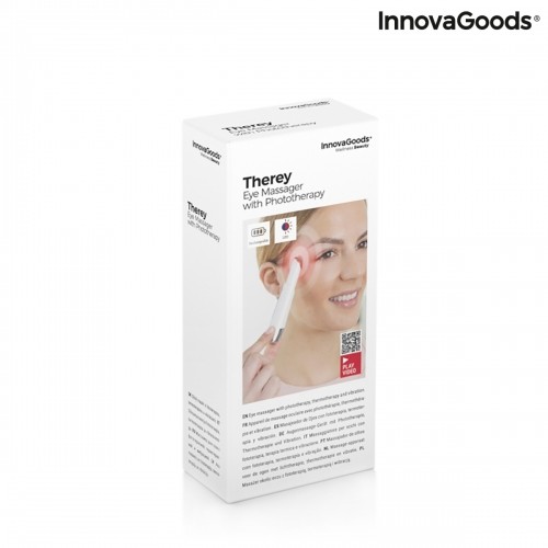 Anti-ageing Eye Massager with Phototherapy, Thermotherapy and Vibration Therey InnovaGoods image 2