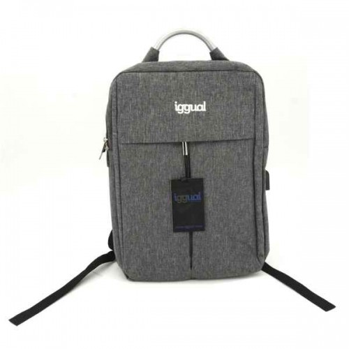 Рюкзак для ноутбука iggual All Tech In 15,6" Непромокаемый Серый image 2