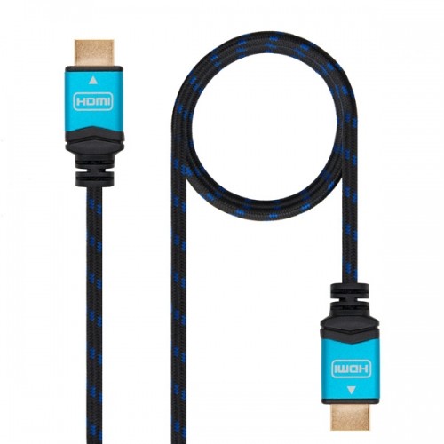 HDMI Cable TooQ 10.15.37 V2.0 Black Blue image 2