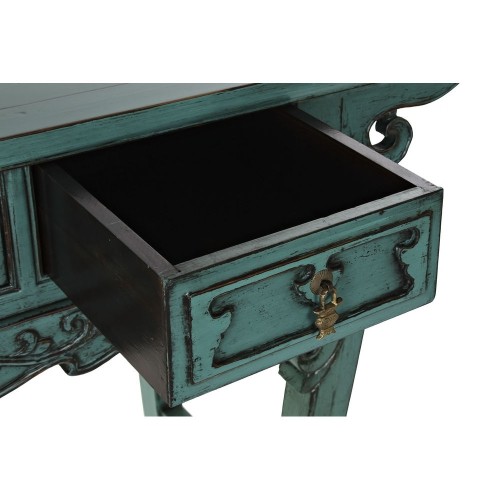 Console DKD Home Decor Green Multicolour Turquoise Metal 135 x 37 x 89 cm image 2