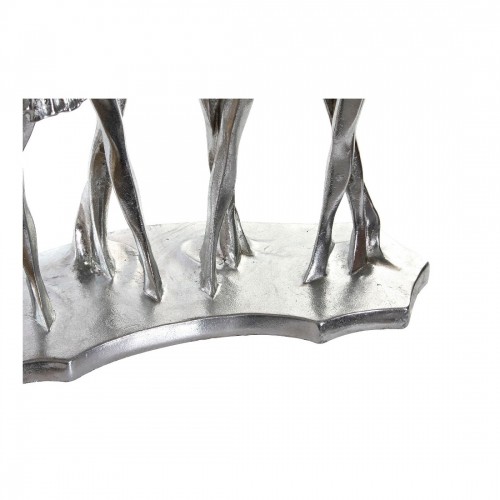Decorative Figure DKD Home Decor 33,5 x 14,5 x 32 cm Silver Golden Resin Ballet Dancer image 2