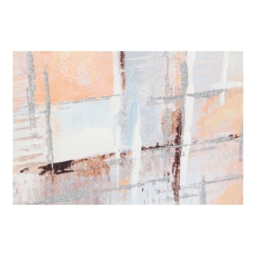 Glezna DKD Home Decor Squares Canvas Abstrakts (2 pcs) (100 x 3 x 100 cm) image 2