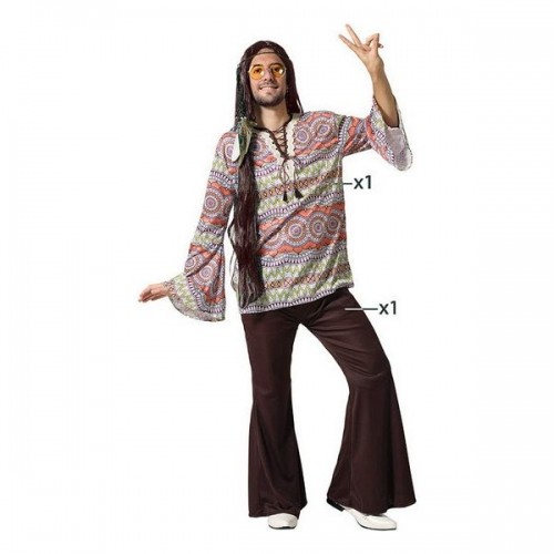 Bigbuy Carnival Маскарадные костюмы для взрослых Hippie image 2