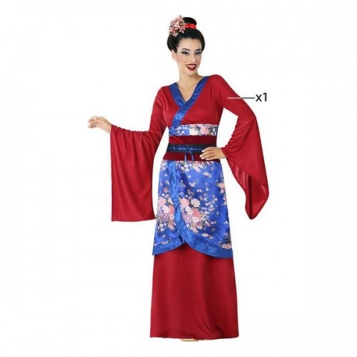 Costume for Adults Chinese Woman Red image 2
