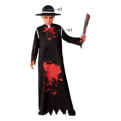 Costume for Children Black Zombies (2 Units) image 2