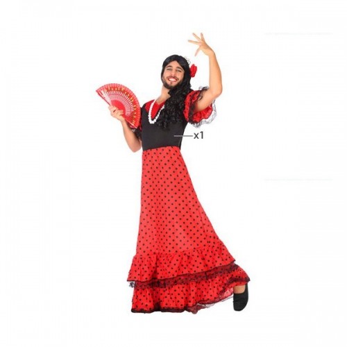 Bigbuy Carnival Svečana odjeća za odrasle Flamenko dejotājs image 2