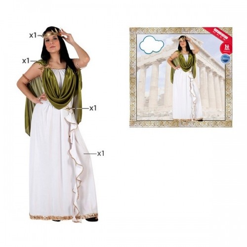 Bigbuy Carnival Маскарадные костюмы для взрослых Римлянка Белый (4 Pcs) image 2