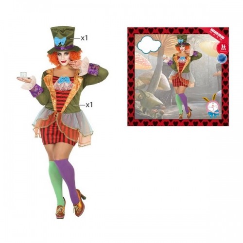 Costume for Adults 115413 Multicolour (2 pcs) Crazy Female Milliner image 2