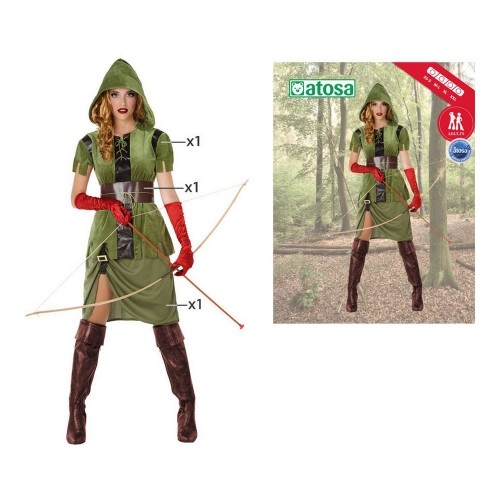 Costume for Adults Green (3 Pieces) image 2