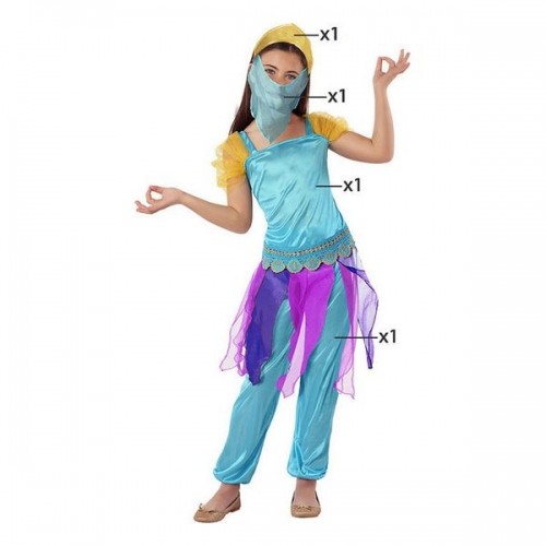Bigbuy Carnival Маскарадные костюмы для детей Принцесса арабская Фиолетовый image 2