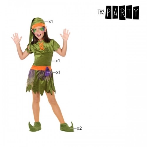 Bigbuy Carnival Маскарадные костюмы для детей Гоблин Зеленый (5 Pcs) image 2