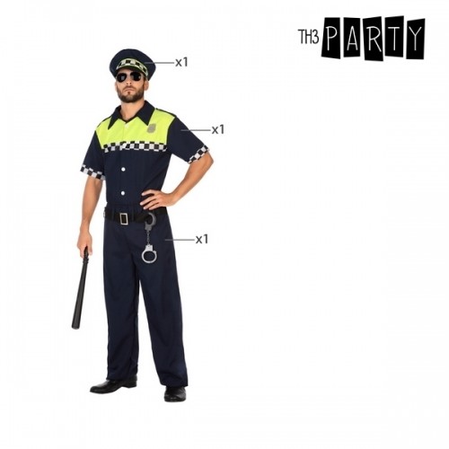 Costume for Adults (3 pcs) Police Officer image 2