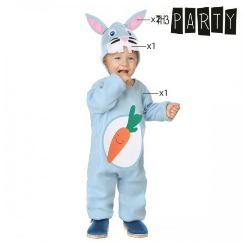 Bigbuy Carnival Маскарадные костюмы для младенцев Кролик Синий image 2