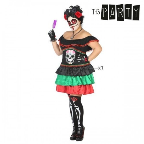 Costume for Adults Th3 Party Multicolour Skeleton (1 Piece) image 2