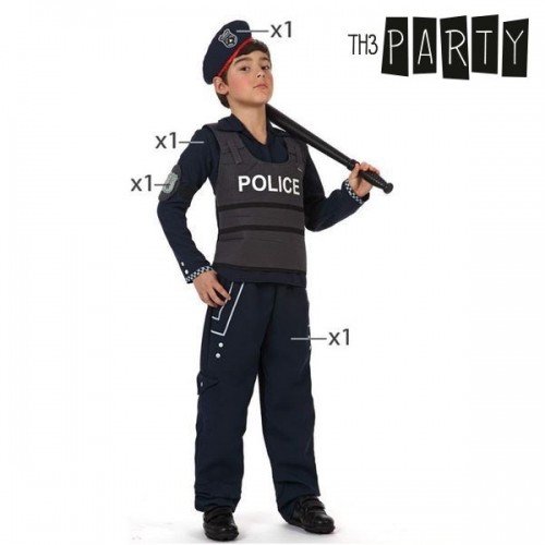 Bigbuy Carnival Маскарадные костюмы для детей Полиция image 2