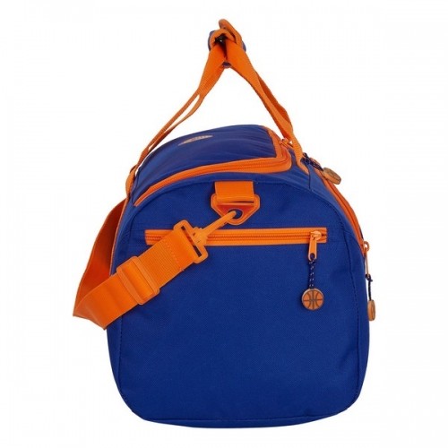 Sports bag Valencia Basket Blue Orange (50 x 25 x 25 cm) image 2