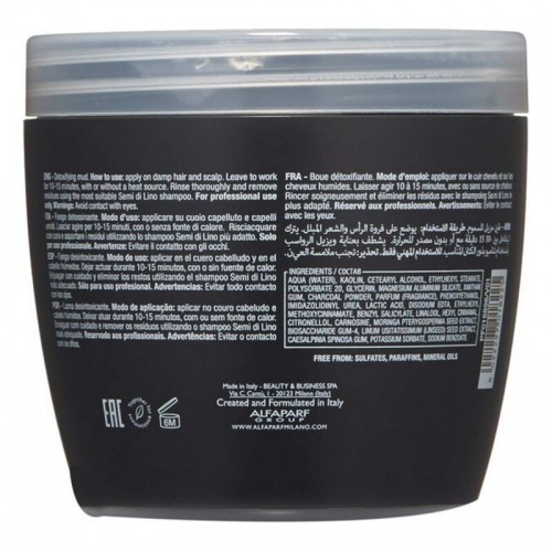 Маска Semi Di Lino Sublime Detoxifying Mud Alfaparf Milano (500 ml) image 2