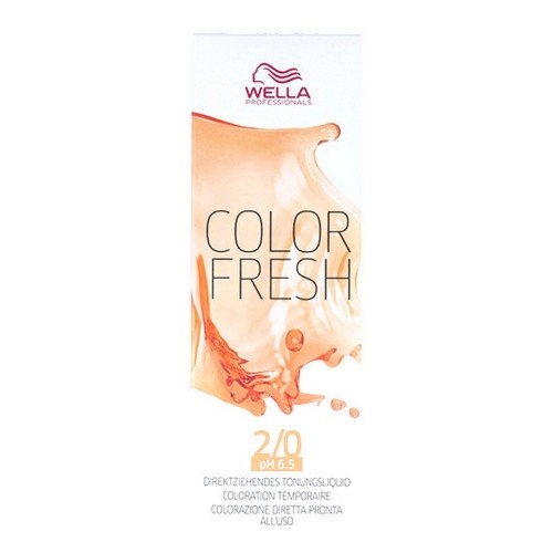 Vidēji Noturīga Tinte Color Fresh Wella Nº 2/0 (75 ml) image 2