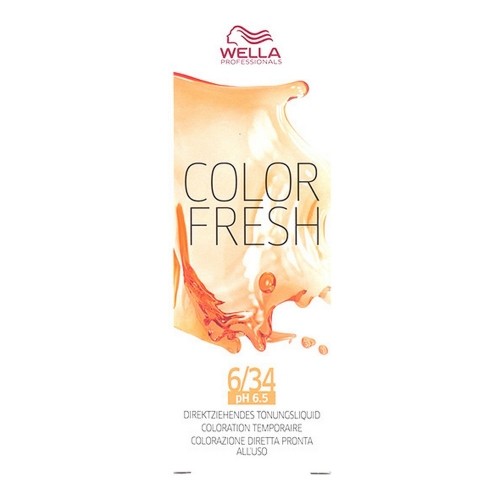 Краска полуперманентная Color Fresh Wella 6/34 (75 ml) image 2