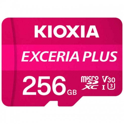 Micro SD Memory Card with Adaptor Kioxia Exceria Plus Pink Class 10 UHS-I U3 image 2