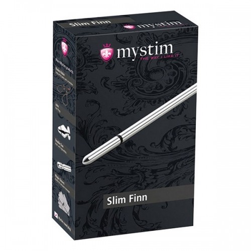 Саундинг для уретры Thin Finn Mystim Серебряный (15 cm) image 2