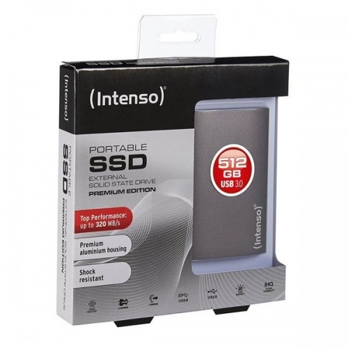 External Hard Drive INTENSO 3823440 256 GB SSD 1.8" USB 3.0 Anthracite image 2