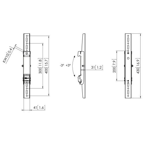 Регулируемая подставка Vogel's PFS 3304 image 2