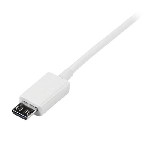 USB to mikro USB kabelis Startech USBPAUB2MW           Balts image 2