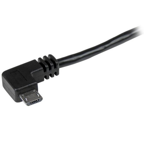 USB to mikro USB kabelis Startech USB2AUB2RA2M         Melns image 2