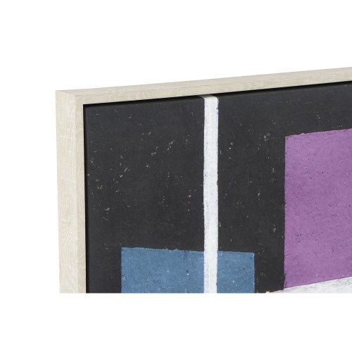 Glezna DKD Home Decor Abstrakts (2 pcs) (83 x 4.5 x 83 cm) image 2