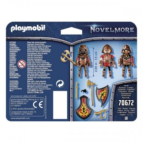 Figūru komplekts Novelmore Fire Knigths Playmobil 70672 (18 pcs) image 2