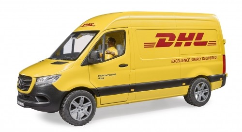 BRUDER 1:16 delivery van MB Sprinter DHL with driver, 02671 image 2